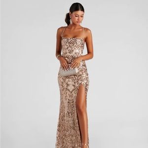 Windsor Gold prom dress